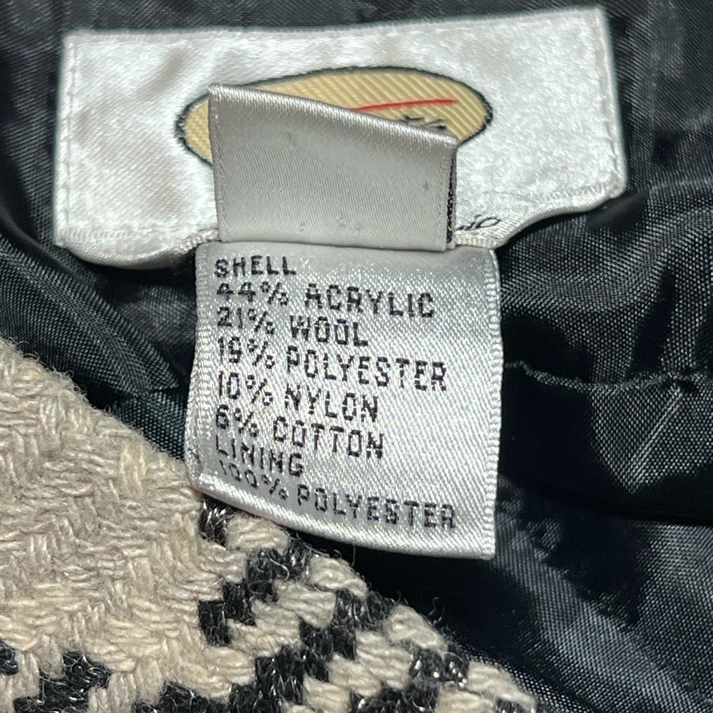 TALBOTS Women’s Plaid Checker Wool Blend Skirt Size 8 - Picture 9 of 9